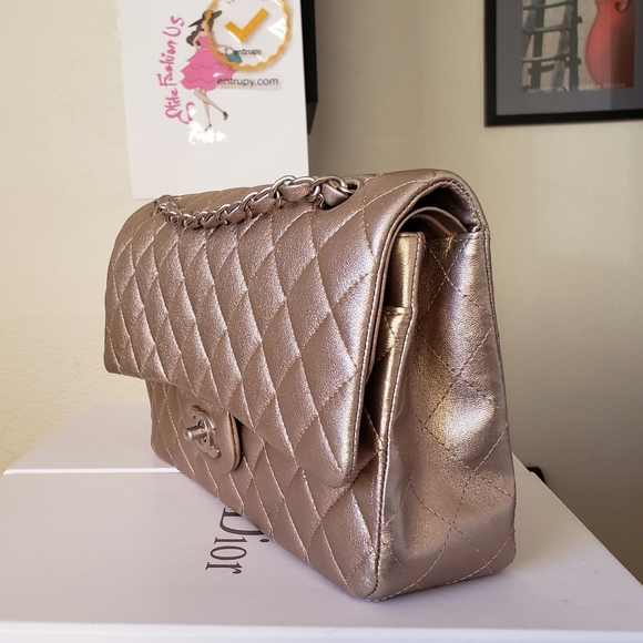 Chanel classic dark gold medium bag - Picture 13 of 16